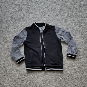Art & Eden Black and Gray Varsity Jacket
